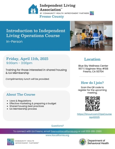 Operate your very own Independent Living Home! 🏡 - https://mailchi.mp/ilacalifornia/sign-up-for-this-free-class-brought-to-you-by-the-ila-13056742